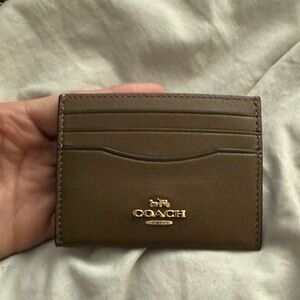 Coach card holder